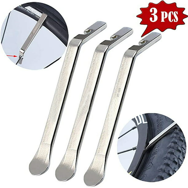 3 Pcs Bicycle Tire Lever Iron Tyre Changing Carbon Steel Levers Repair Tool